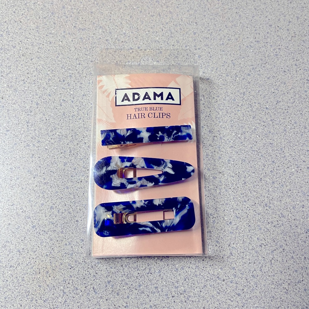 COPY - Adama True Blue hair clips